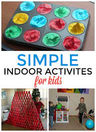 Do you enjoy making things? Simple Indoor Activities For Kids Simple Purposeful Living Indoor Activities For Kids Fun Indoor Activities Indoor Activities