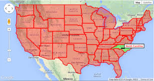 Longitude and latitude / gps coordinates. Github Lylescott Google Maps Us States Polygons An Example Of Representing Each Us State With A Polygon You Can Attach Events To