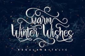 Warm Winter Wishes Font By Rifki 7ntypes Creative Fabrica Warm Winter Free Script Fonts New Fonts