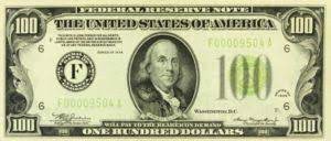 Dolar amerika syarikat wikipedia bahasa melayu ensiklopedia bebas. Wang Kertas 100 Dollars Amerika Syarikat 1934 Federal Reserve Notes Small Size 1934 Series Wor P 433 L