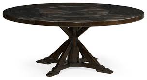5 out of 5 stars (424) 424 reviews 72 Dark Ale Round Dining Table With Inbuilt Lazy Susan Traditional Dining Tables By Jonathan Charles Fine Furniture Houzz
