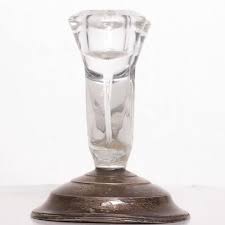 These vintage glass candle holders are the perfect addition to your next event. Hollywood Regency W M Rogers Sterling Silver And Glass Candlestick Candleholders For Sale At 1stdibs
