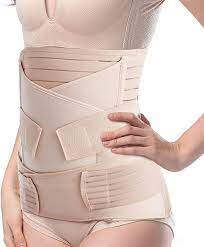 Tirain 3 In 1 Postpartum Belly Support Recovery Belly Waist Pelvis Belt Postpartum Belly Wrap Band At Amazon Women S Clothing Store