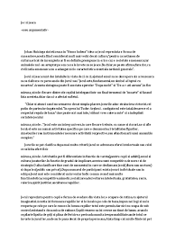 Jocul reprezintă pentru copiii mici o modalitate de a se distra, de a pierde timpul, de a se cunoaște pe sine și pe cei din jur, iar pentru adulți înseamnă un dans al amintirilor, ei privind cu nostalgie acest capitol din viața lor. Joc Si Joaca Eseu Romana