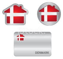 Countryflags.com bietet eine große auswahl an abbildungen der dänische flagge. Home Icon Auf Die Danemark Flagge Clipart Bilder Vektor