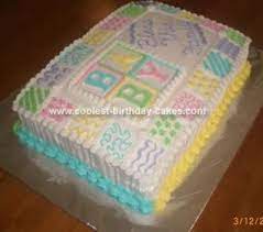 Coolest Baby Shower Quilt Cake Baby Shower Sheet Cakes Baby Shower Cakes Baby Shower Cakes For Boys