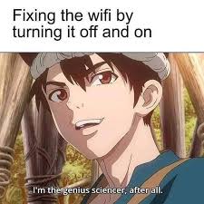 Clic Ici For See Dr Stone Anime Funny Anime Memes Funny Anime