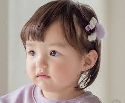 Happy Prince Korean Made Everybly Light Purple Fur Ball Bow Little Flower  Girl Baby Hair Clip 3