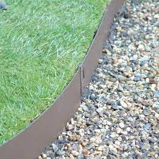 Ryerson metal landscape edging has been taking place as most popular in the market that i dare to say in becoming quite charming design in making adorable look. Everedge Brown Flexible Steel Lawn Edging Harrod Horticultural Uk Steel Garden Edging Metal Garden Edging Steel Edging Landscape