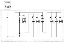 Schema del quadro elettrico l'impianto elettrico per le abitazioni civili è in bassa tensione, e per la maggior parte dei casi ha un sistema monofase, ossia con una tensione pari a 230 v. Collaudo Dell Impianto Elettrico 2la
