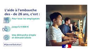 1 jeune, 1 solution : Aide A L Embauche Des Jeunes 1jeune1solution Ministere Du Travail