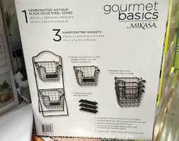 That is $8.02 off costco's regular price of $14.99. Gourmet Basics By Mikasa 3 Tier Market Basket Costco Weekender