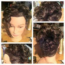 I Was Bored So I Decided To Play With The Mannequin Head Backbraid Updo Hair Updos Hair Hair Beauty