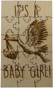 Pink and blue m&ms guess · 5. Amazon Com It S A Baby Girl Gender Reveal 15 Piece Basswood Jigsaw Puzzle Surprise Pregnancy Announcement Toys Games