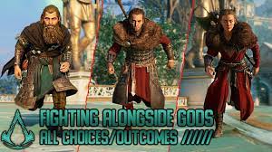 Eivor Fights Alongside Thor Tyr Freyja All 3 Choices Outcomes Assassin S Creed Valhalla Youtube