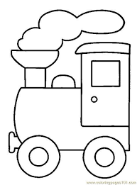 Train Coloring Page 06 Land Transport Free Printable Train Coloring Pages Coloring For Kids Coloring Pages