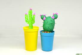 Como hacer arboles de papel crepé decorativos y. Como Hacer Un Cactus De Papel Con Imagenes Wikihow