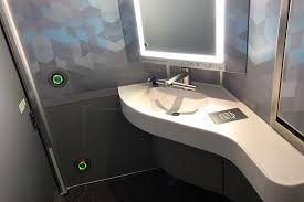 brightline train bathroom sink