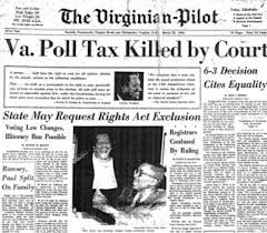 Civil rights act, civil rights movement, martin luther king jr., selma, alabama, president johnson, lyndon b. March 24 1966 Supreme Court Officially Abolishes Last Vestige Of Poll Taxes Zinn Education Project