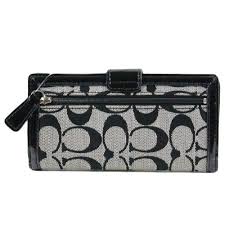 Sleek designs still offer roomy compartments for organizing your daily. Coach Parker Signature Skinny Credit Card Wallet For Women Black White Check Back Soon Blinq