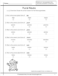 Singular And Plural Nouns Worksheets From The Teacher S Guide Singular And Plural Nouns Plural Nouns Worksheet Plurals