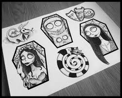Luna Maladja On Instagram Compilation Of My Tim Burton Wannados Swipe To See The Single Pictures Or Visit Spooky Tattoos Tim Burton Tattoo Halloween Tattoos