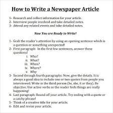 Read them all, then write your own articles modeled after them. Write A Newspaper Article Hilfe Im Studium Damit Dein Studium Ein Erfolg Wird Mit Der Richtigen Article Writing Newspaper Article Template Journalism Classes