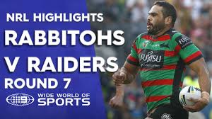 Rabbitohs vs raiders live stream online on may 25, 2012. Nrl Highlights South Sydney Rabbitohs V Canberra Raiders Round 7 Youtube