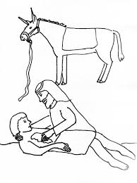 He helped a man who was robbed when no one else would. Bible Story Coloring Page For The Good Samaritan Free Bible Stories For Children