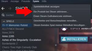 Hier finden sie zwei methoden, mit denen sie die keys einlösen können. Steam Key Einlosen Spiele In Der Bibliothek Aktivieren Netzwelt