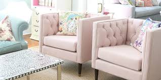 Target upholstered natural wood chair. My New Pink Chairs Nate Berkus For Target