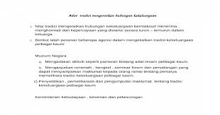 Menjaga warisan budaya menjadi kewajiban seluruh lapisan masyarakat indonesia. Adat Tradisi Mengeratkan Hubungan Kekeluargaan Docx Document