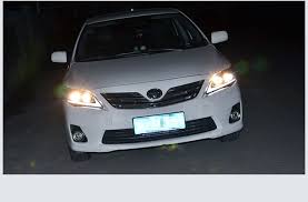 vland toyota corolla head lamp 2011 2013 led corolla headlight this item plug and play very convenient h7 type bulb c toyota corolla toyota alphard toyota cars