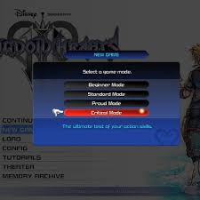 Kingdom Hearts 3 Critical Mode Explained Changes