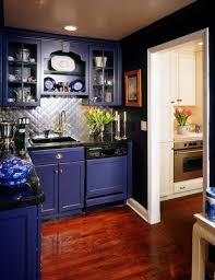 Look We Love 10 Kitchens With Blue Cabinets Blue Kitchen Cabinets Purple Kitchen Cabinets Blue Cabinets