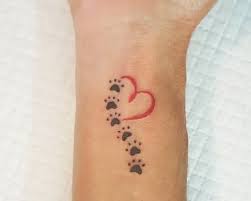 More than 60.000 free tattoos. Wrist Paw Print Tattoo Novocom Top