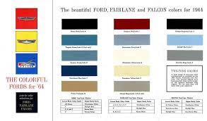 Ford 1964 The Colorful Fords For 64