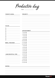 The organizer contains private information (for example, social security numbers, insurance information and medical history). 47 Printable Daily Planner Templates Free In Word Excel Pdf