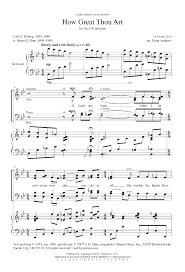 By aled jones, anne murray, carl boberg and daniel francis noel o'donnell. How Great Thou Art Satb By Doug Andrews J W Pepper Sheet Music