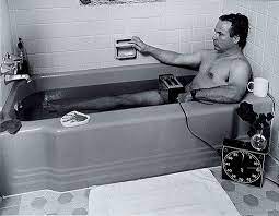 The act of placing one's toaster into one's filled bathtub with the desired effect of death. Bonjovi The Secessionist Rag