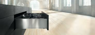 Double vanity cabinet box with 21 inch fixed openings. Box Systems Blum