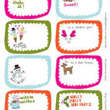 Graphic christmas tree gift wrap to/from labels. 36 Sets Of Free Printable Christmas Gift Tags