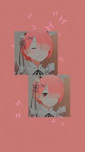 R A M Kiss Yumi Anime Wallpaper Pink Wallpaper Anime Cute Anime Wallpaper Rem desktop wallpapers, hd backgrounds. anime wallpaper pink wallpaper anime