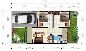 Meskipun tidak begitu besar, denah rumah minimalis 3 kamar tidur ini terlihat sangat hangat dan nyaman untuk dihuni bersama keluarga. Desain Rumah Kecil Tipe 27 Nyaman Dalam Kesederhanaan