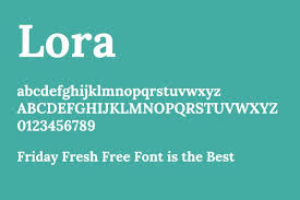 Lora Free Font Free Font Fonts Beautiful Fonts