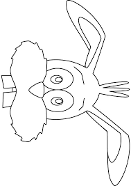 Cut out the shape and use it for coloring, crafts, stencils, and more. Cute Easter Bunny Face Coloring Pages All Round Hobby