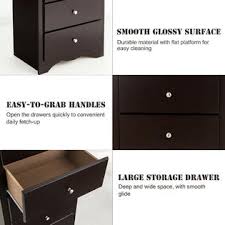 Keep a hotel or apartment looking nice. Costway 6 Drawer Chest Dresser Clothes Storage Bedroom Tall Furniture Cabinet Brown