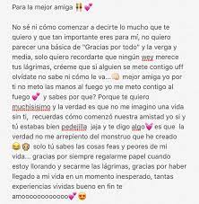 Cartas para mi amiga que cumple quince años saludos a via www.datosgratis.net. Feliz Cumpleanos Carta Para Mi Mejor Amiga Para Llorar