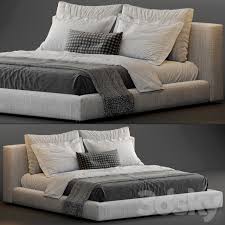 Rh Cloud Platform Bed Bed 3d Models 3dsky