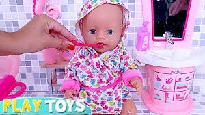 Today, we're playing with baby doll baby born and bath time playing toys. Baby Born Doll Bath Time Youtube